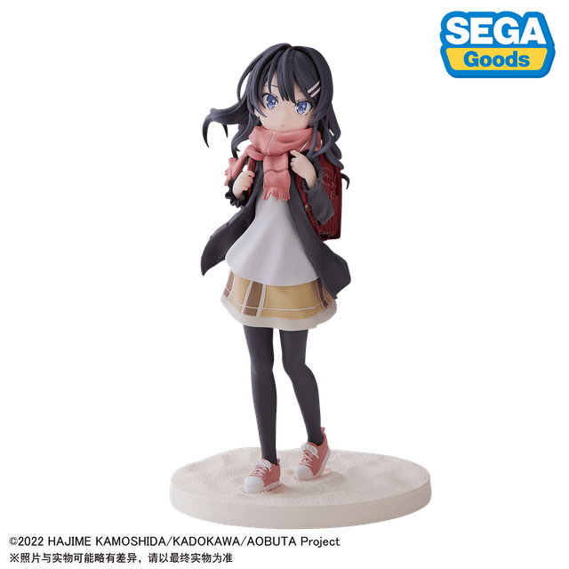 世嘉 樱岛麻衣 书包女孩 景品手办