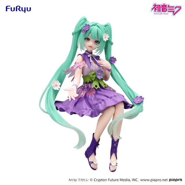 FuRyu 初音未来 紫色波斯菊花仙子 景品手办